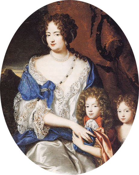 Bild von Sophie Dorothea mit ihren Kindern