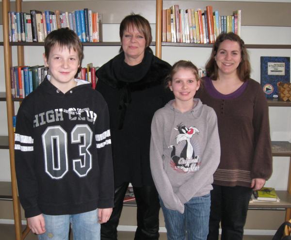 Die Sieger des Lesewettbwerbs 2009 Siegerfoto