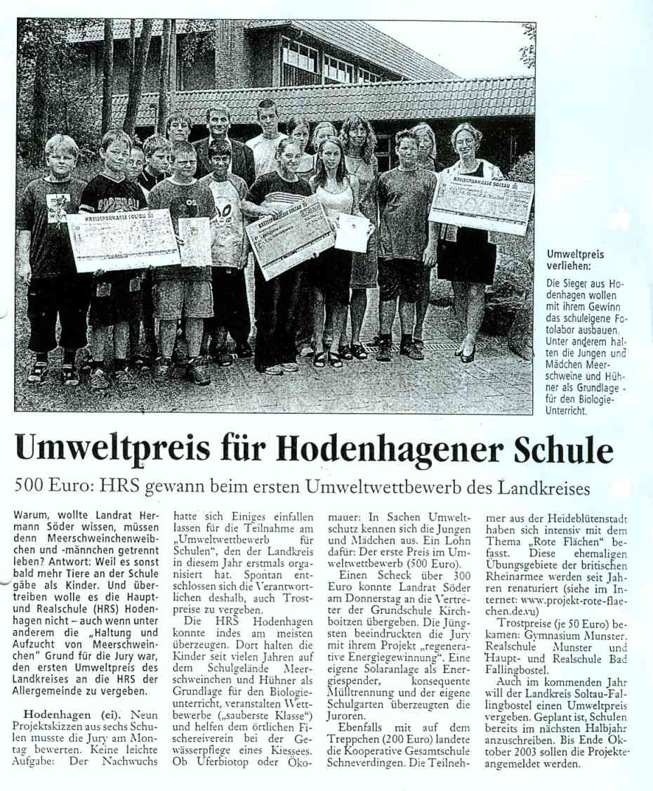 Artikel Umweltpreis