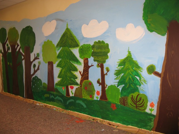 Wandgemälde in Raum 10 Wandgemälde