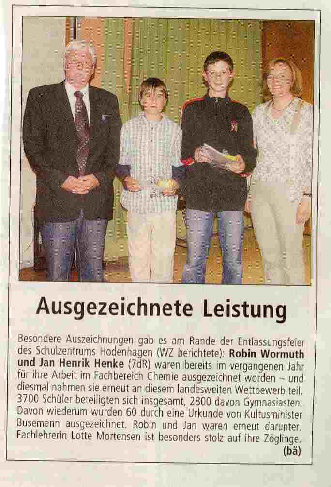 Zeitungsartikel