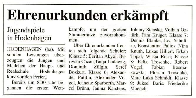 Zeitungsartikel