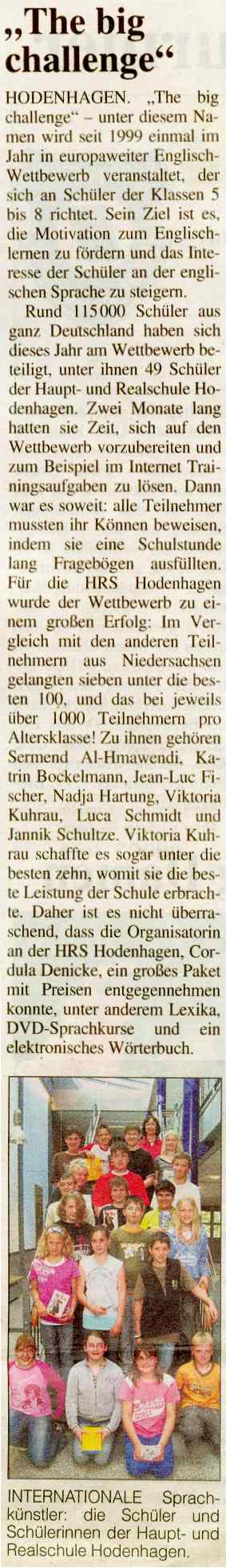 Zeitungsartikel