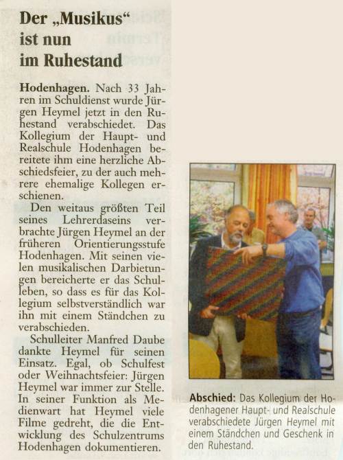 Zeitungsartikel