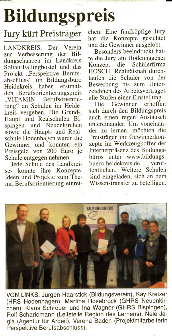 Zeitungsartikel