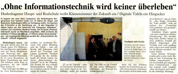 Zeitungsartikel