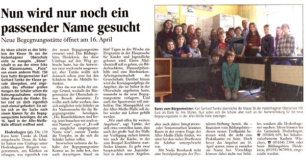 Zeitungsartikel