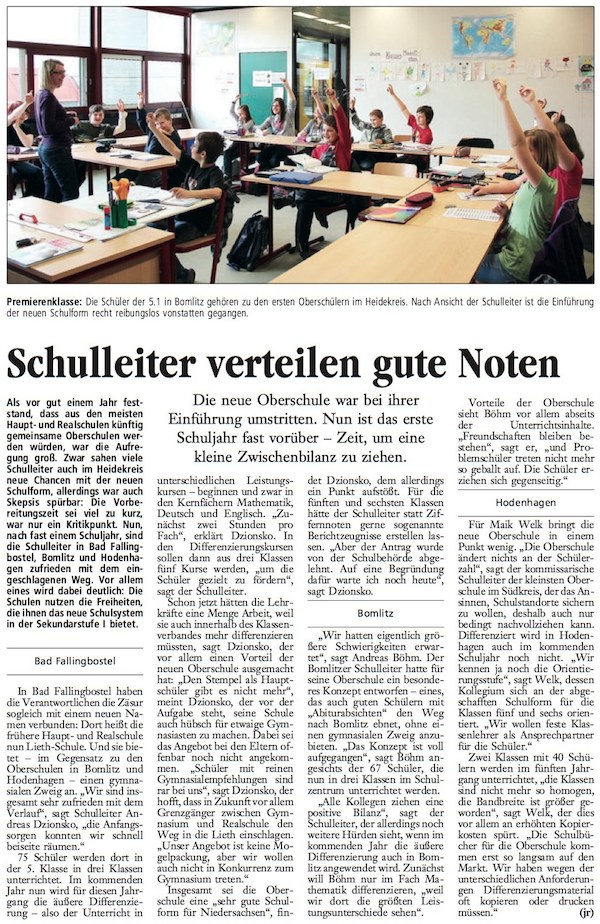 Zeitungsartikel