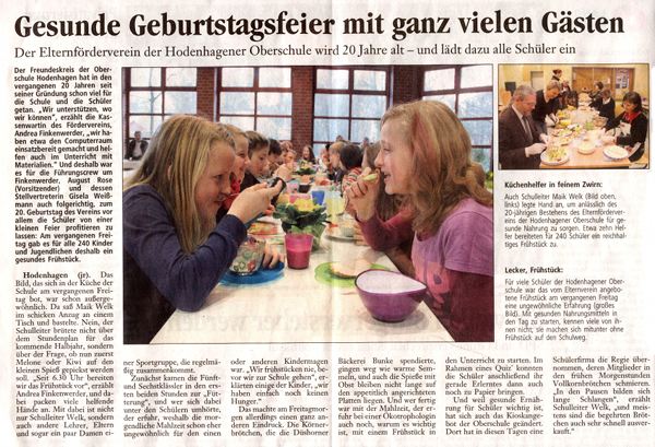 Zeitungsartikel