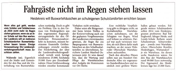 Zeitungsartikel