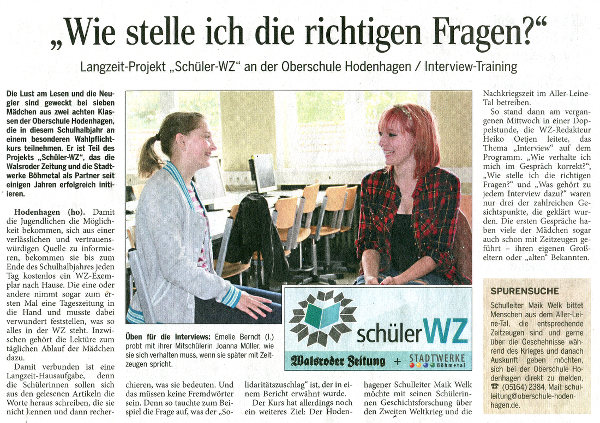 Zeitungsartikel