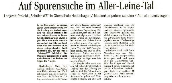 Zeitungsartikel