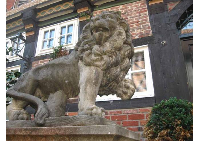 Bild vom Innenhof des Schlosses Ahlden